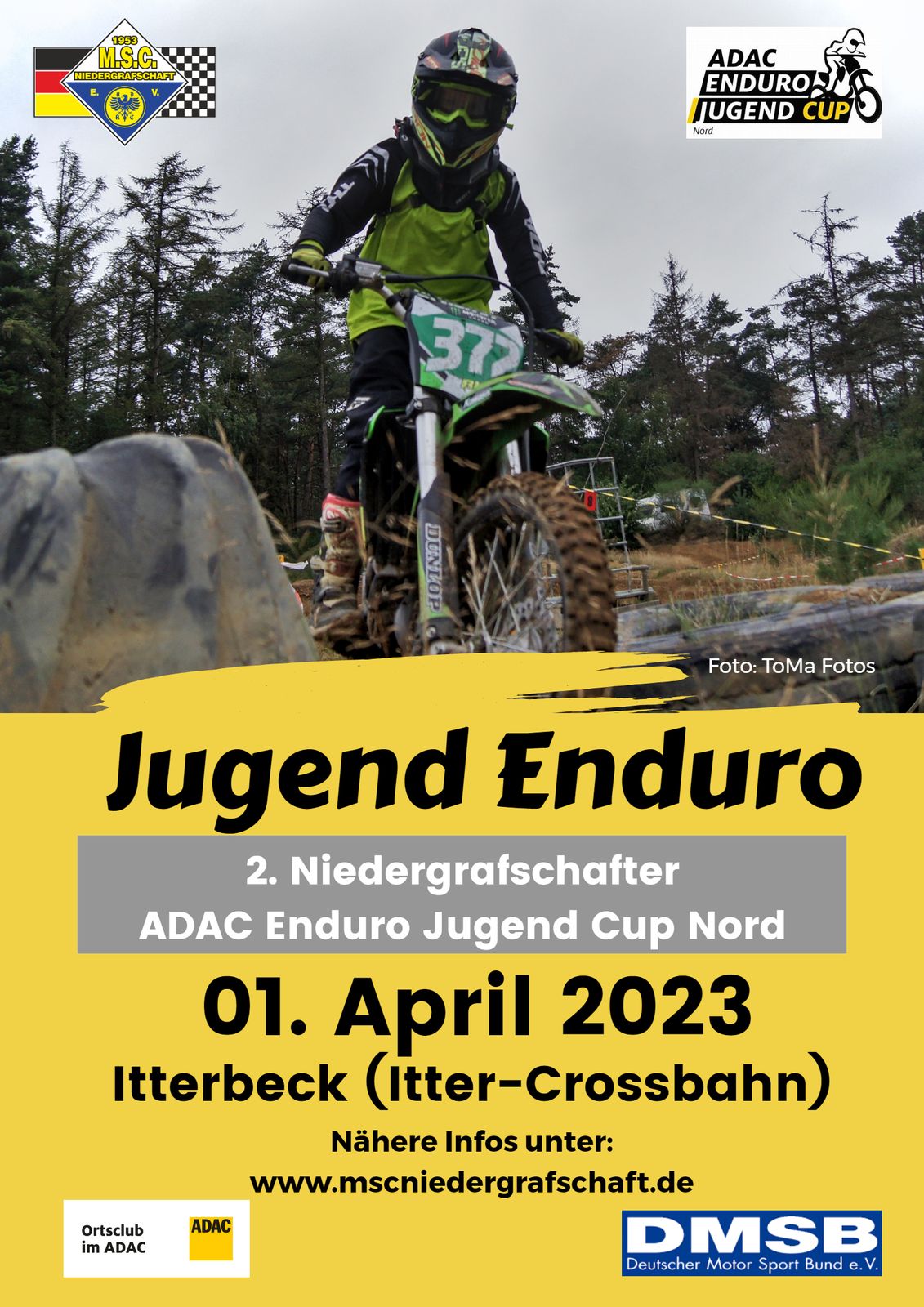 2. Niedergrafschafter ADAC Enduro Jugend Cup Nord 2023