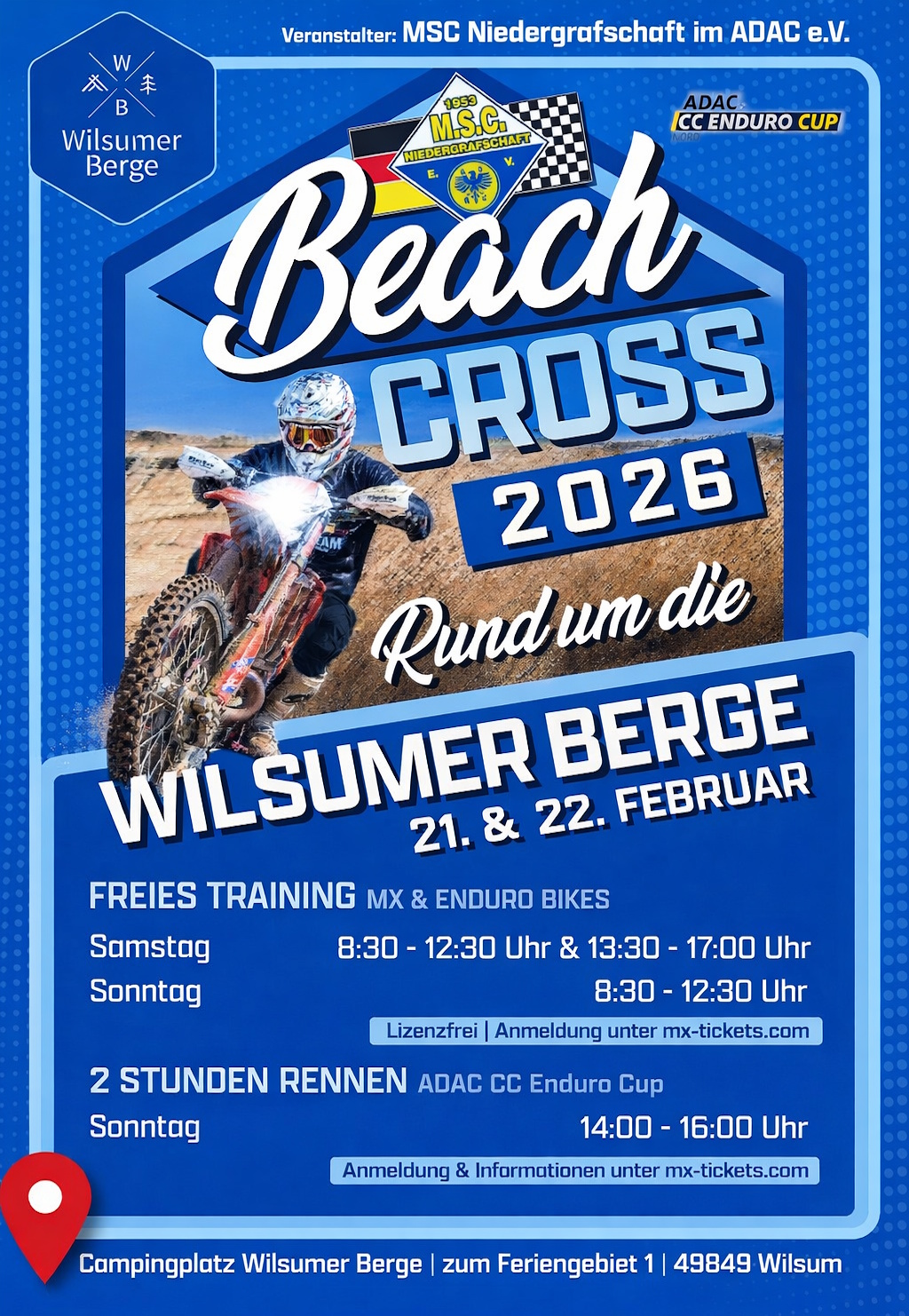 Plakat BeachCross 2026